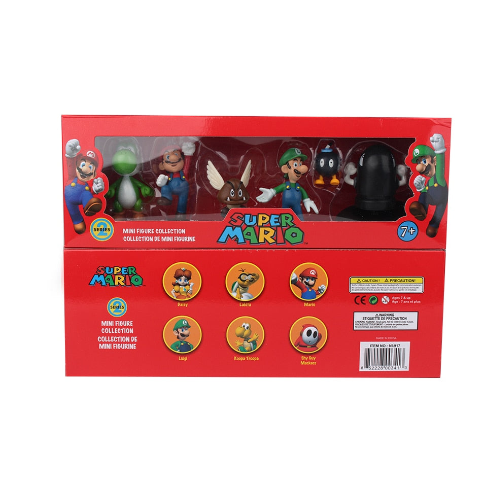 Super Mario Figurer 6-Pack