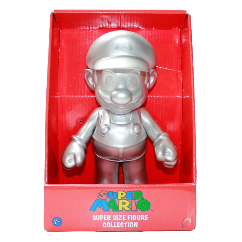 Super Mario Figur Silver