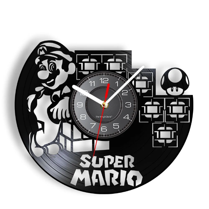 Digital Väggklocka Super Mario
