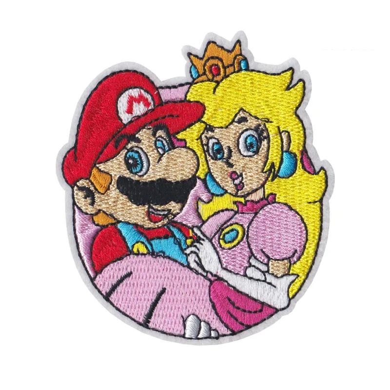Super Mario Iron On Patch